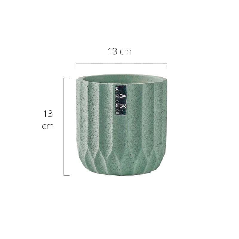 Minimalism stripe cement pots/planters | plant pots