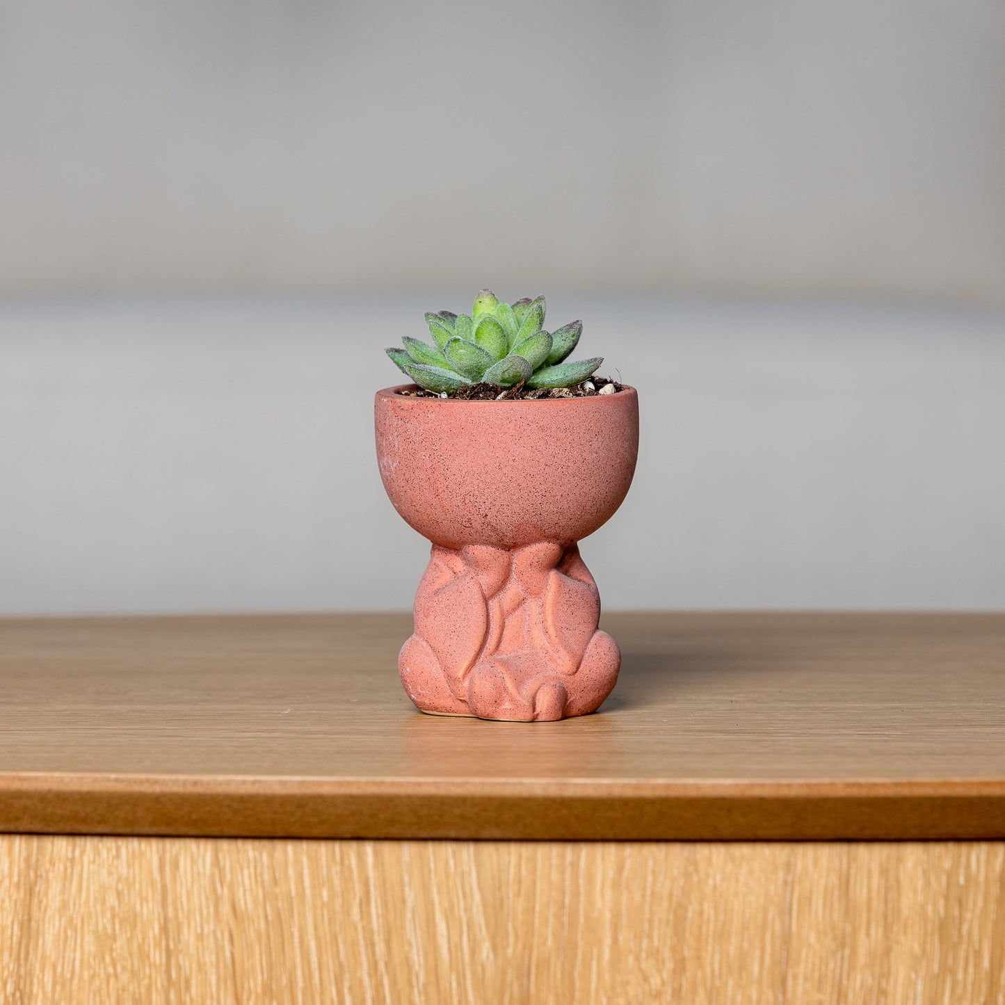 Small Glazed Ceramic Planter - "Little Buddha"