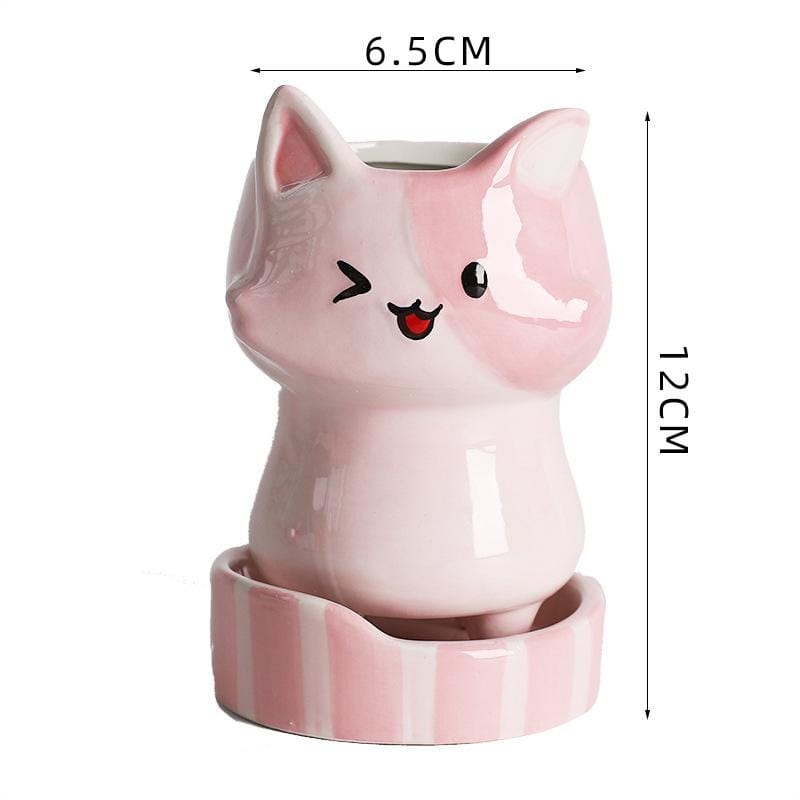 Ceramic pots/planters - kitty | plant pots