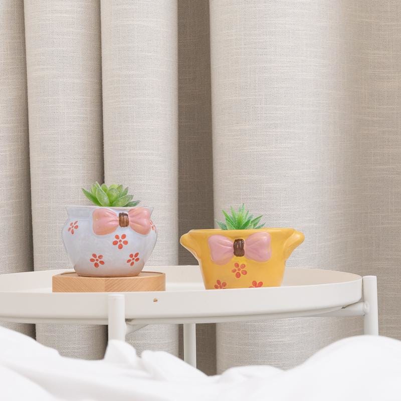 Small glazed creamic plant pots/planters | plant pots