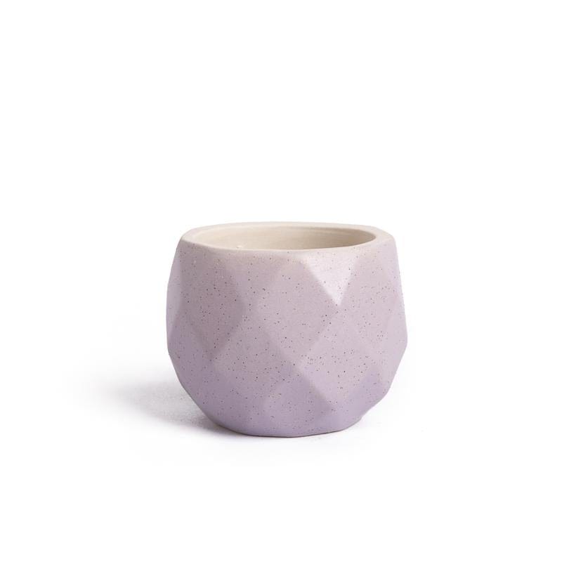 Small glazed ceramic planter - macaron | plant pots