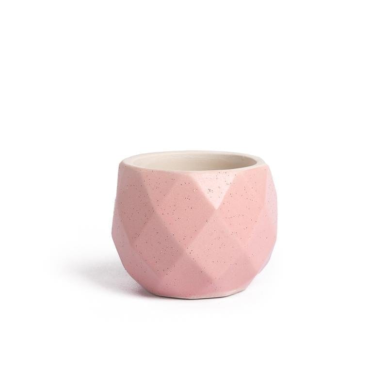 Small glazed ceramic planter - macaron | plant pots