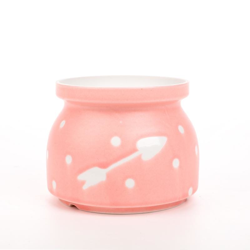 Glazed ceramic pots/planters - milk jar | plant pots