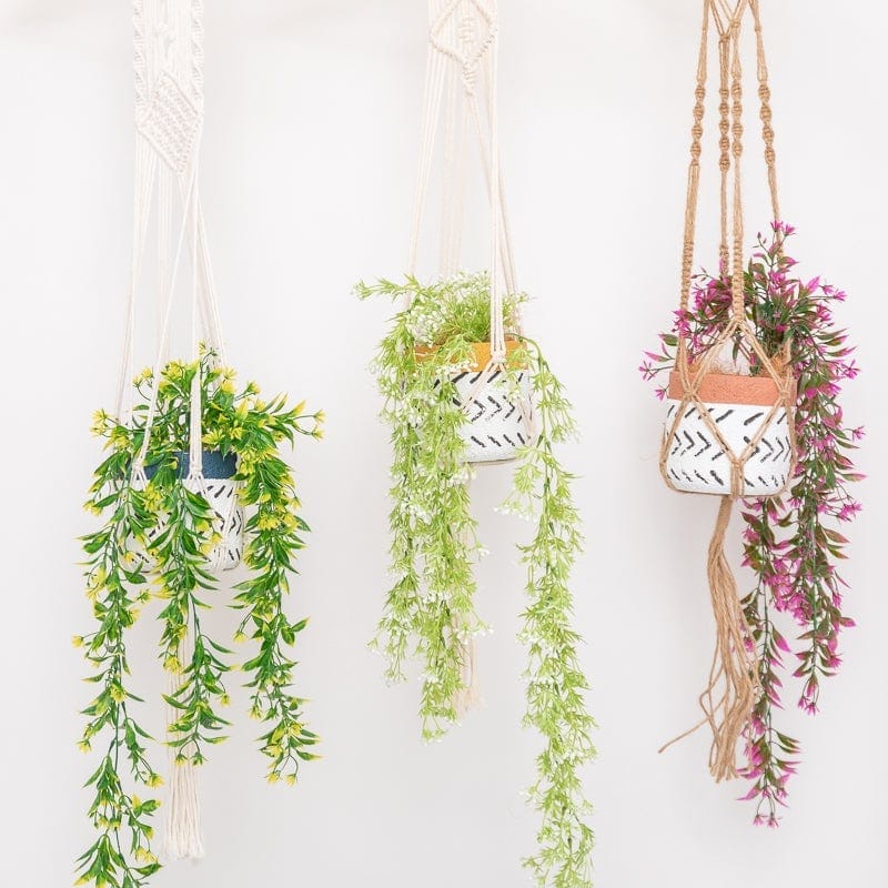 macrame plant hanger nz Macrame Plant Hanger - E Ceramic Pots | Hanger Pot