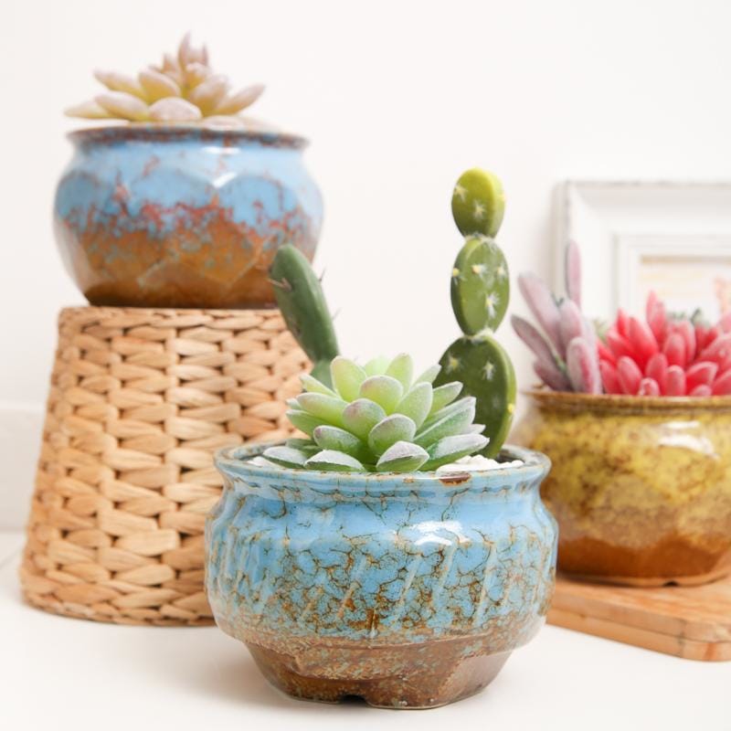 Medium ceramic pot/planter - mosaic | plant pots