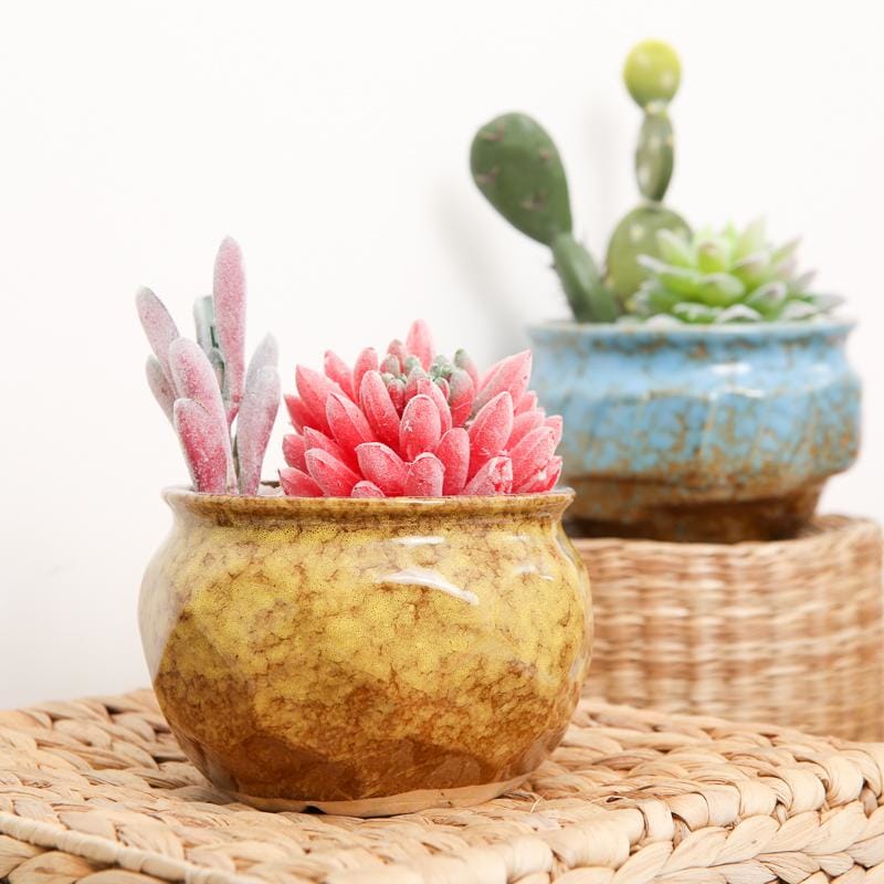 Medium ceramic pot/planter - mosaic | plant pots