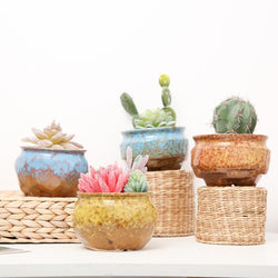 Medium ceramic pot/planter - mosaic | plant pots