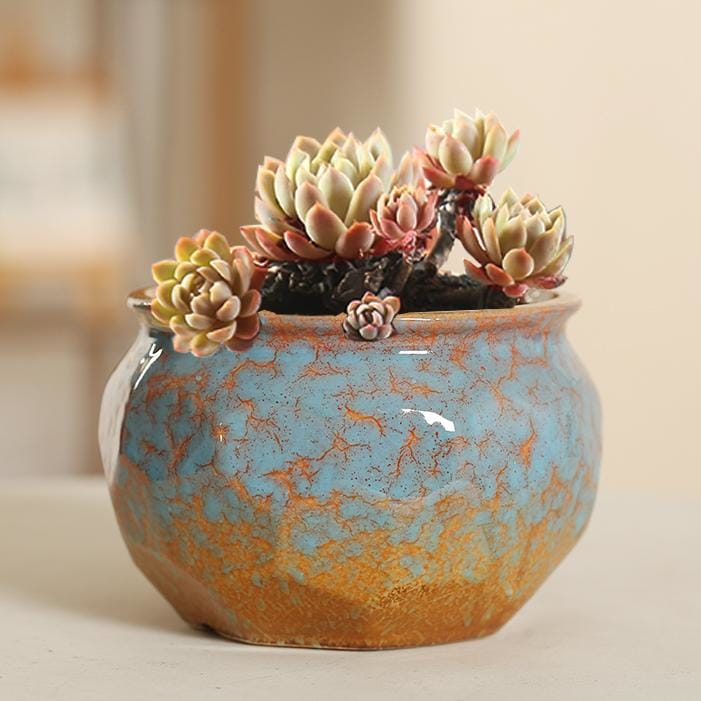 Medium ceramic pot/planter - mosaic | plant pots