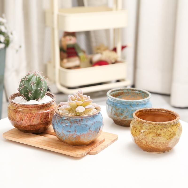 Medium ceramic pot/planter - mosaic | plant pots