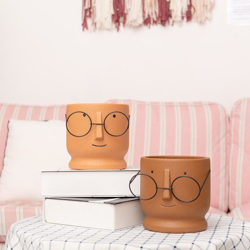 Plant nerd ceramic pots/planters | plant pots