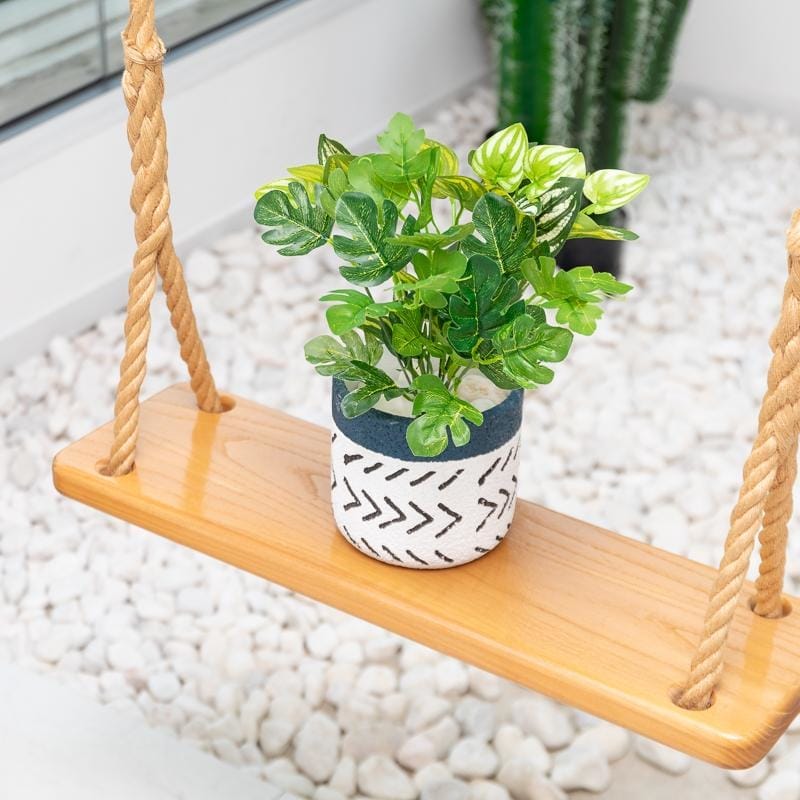 Two-tone geometric paint pots/planters | plant pots